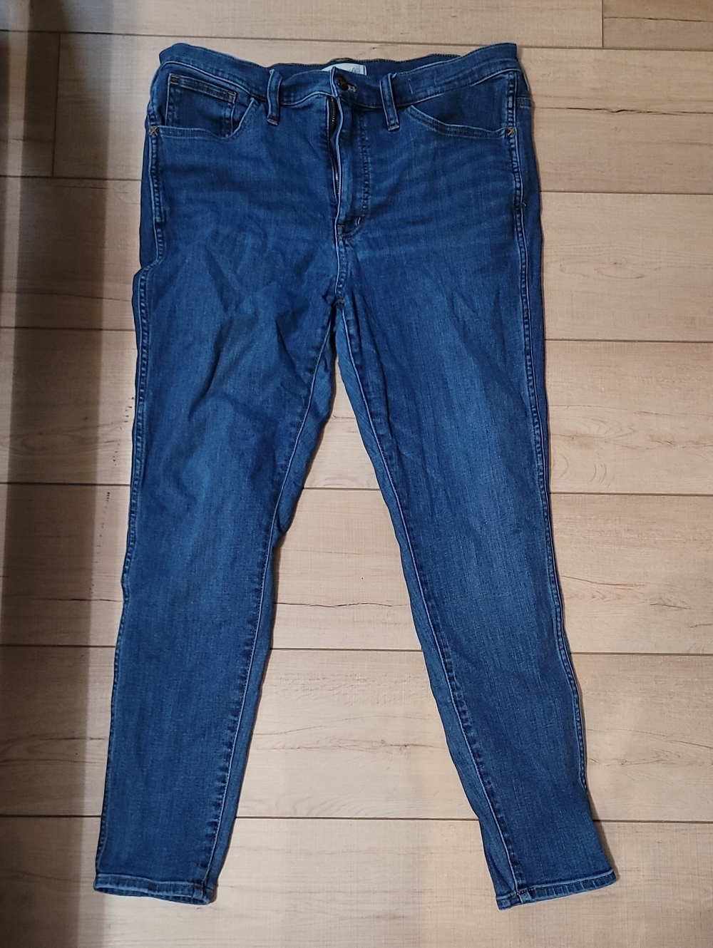 Madewell 10' High-rise Skinny Women's Skinny Jeans - Classic Blue Wash